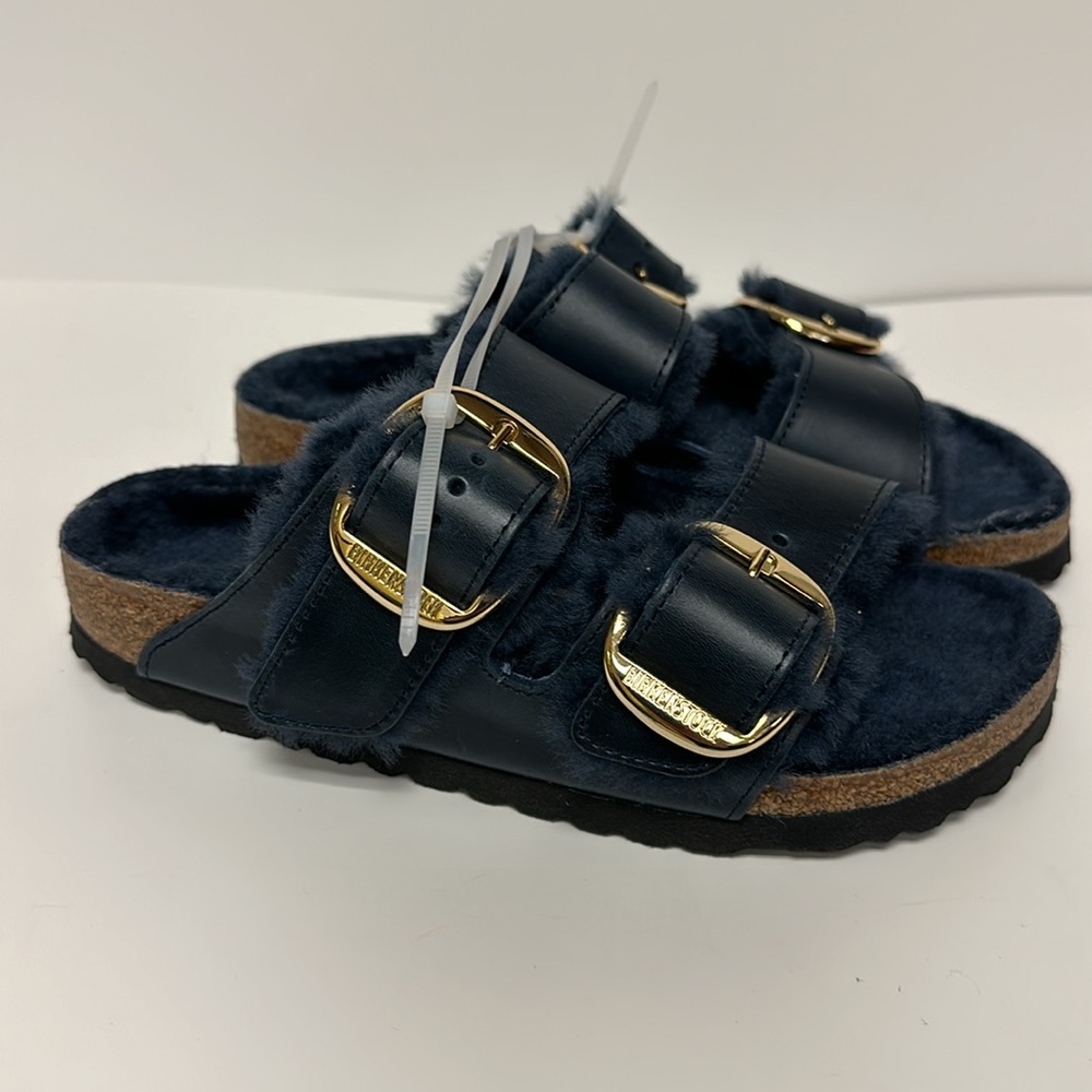 Birkenstock Arizona Big Buckle Shearling Size 36 - Picture 3 of 8